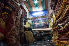 Weaver at the Loom - Chefchaouen Morocco