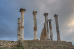 Temple of Jupiter at Volubilis Morocco