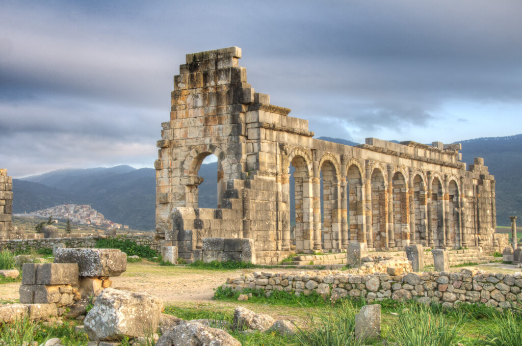 The Basilica At Volubilis - Morocco