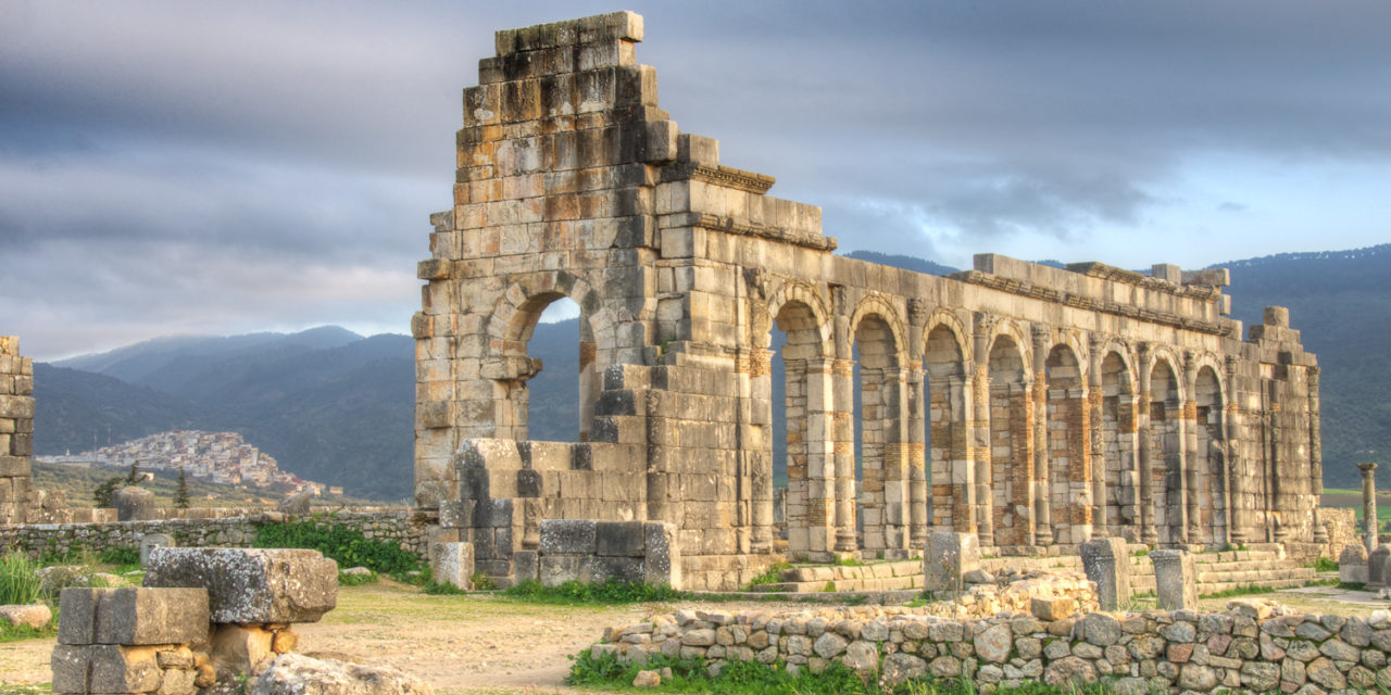 The Basilica At Volubilis - Morocco