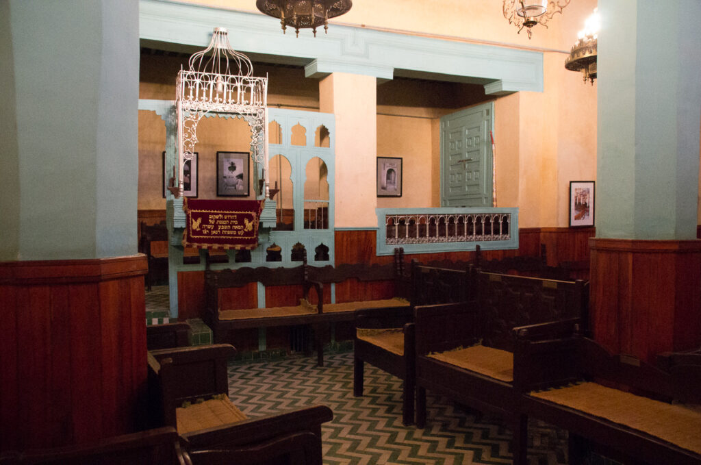 Interior of Synagogue Ibn Danan - Fez Morocco Number 2