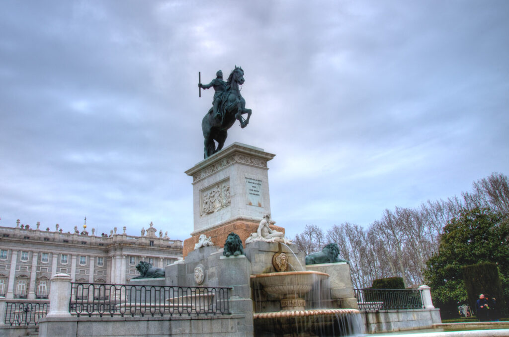 Monumento a Felipe IV - Madrid Spain