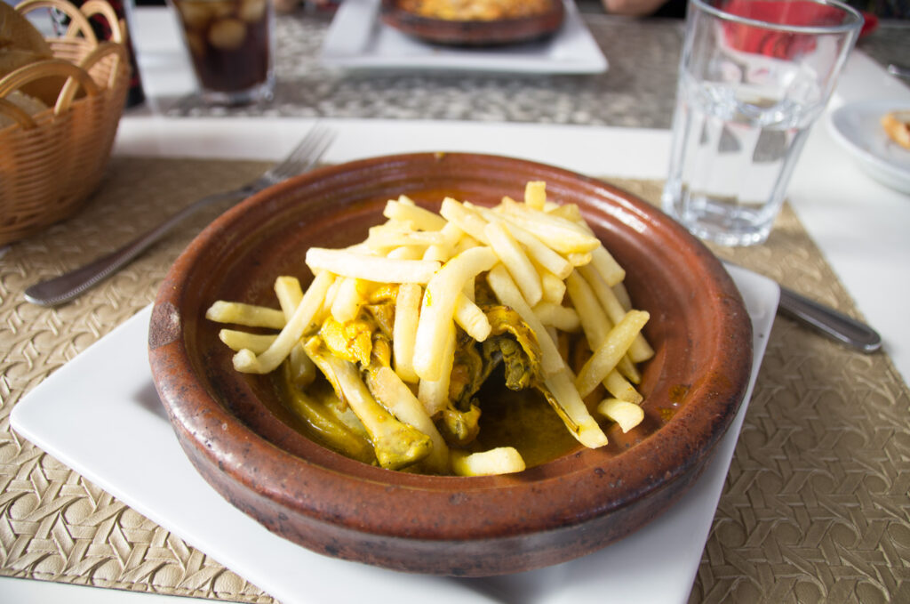 Moroccan Tagine with Fries