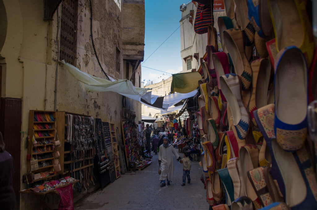 Streets of Medina Fez Morocco Number 1