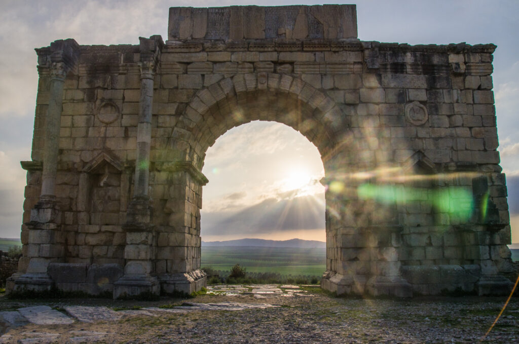 The Arch of Caracalla at Volubilis Morocco