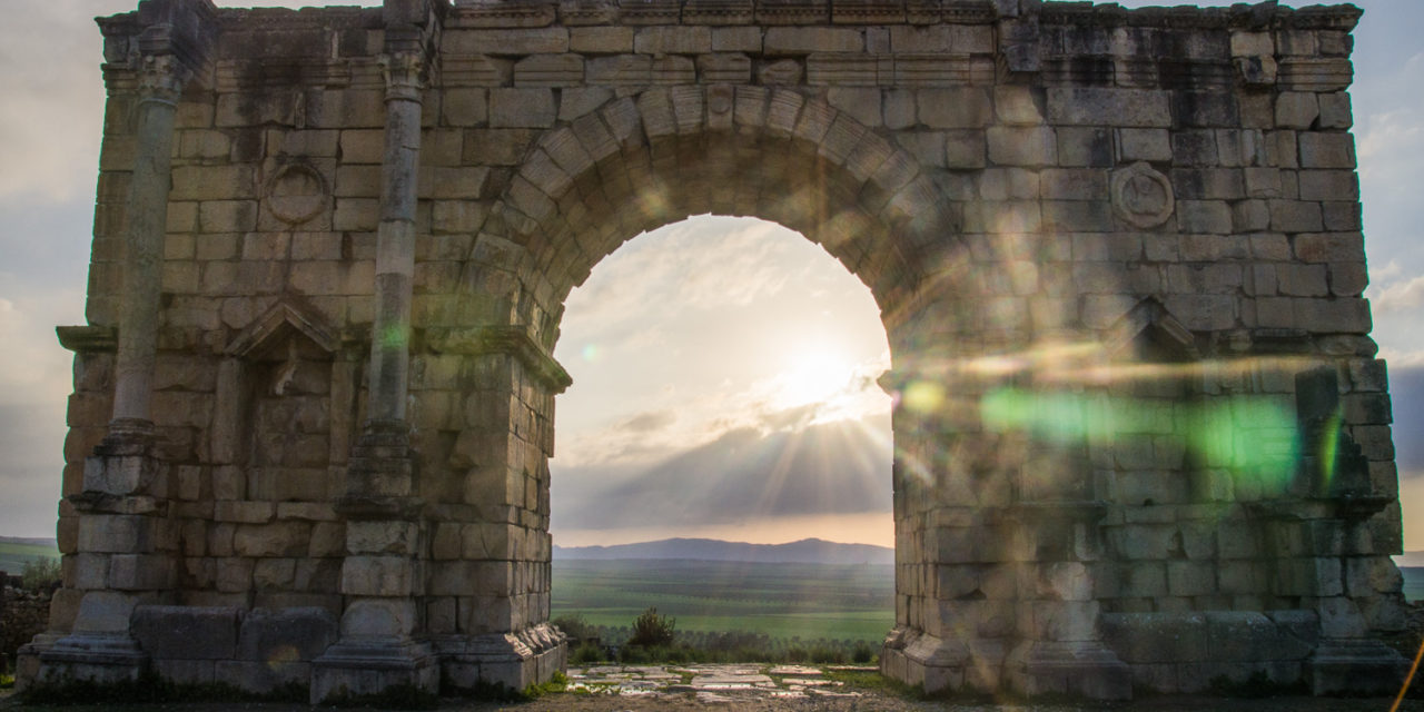 The Arch of Caracalla at Volubilis Morocco