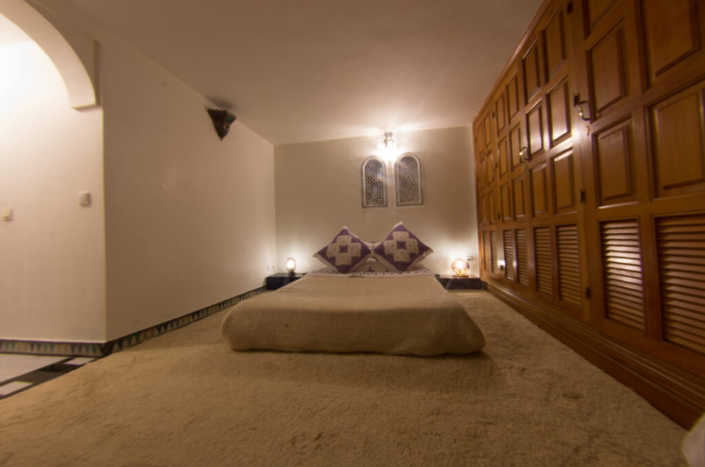 The Master Bed 1 Apartment Er-RAISS at Dar Ziryab Fez Morocco