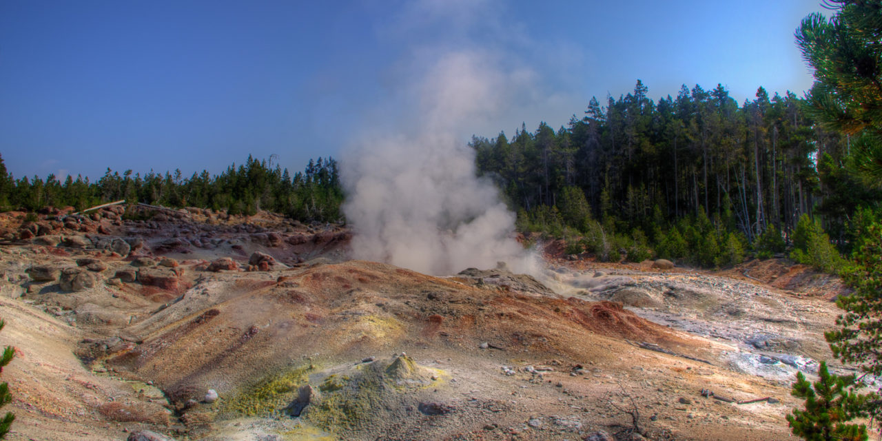 Steamboat Geyser - Yellowstone National Park