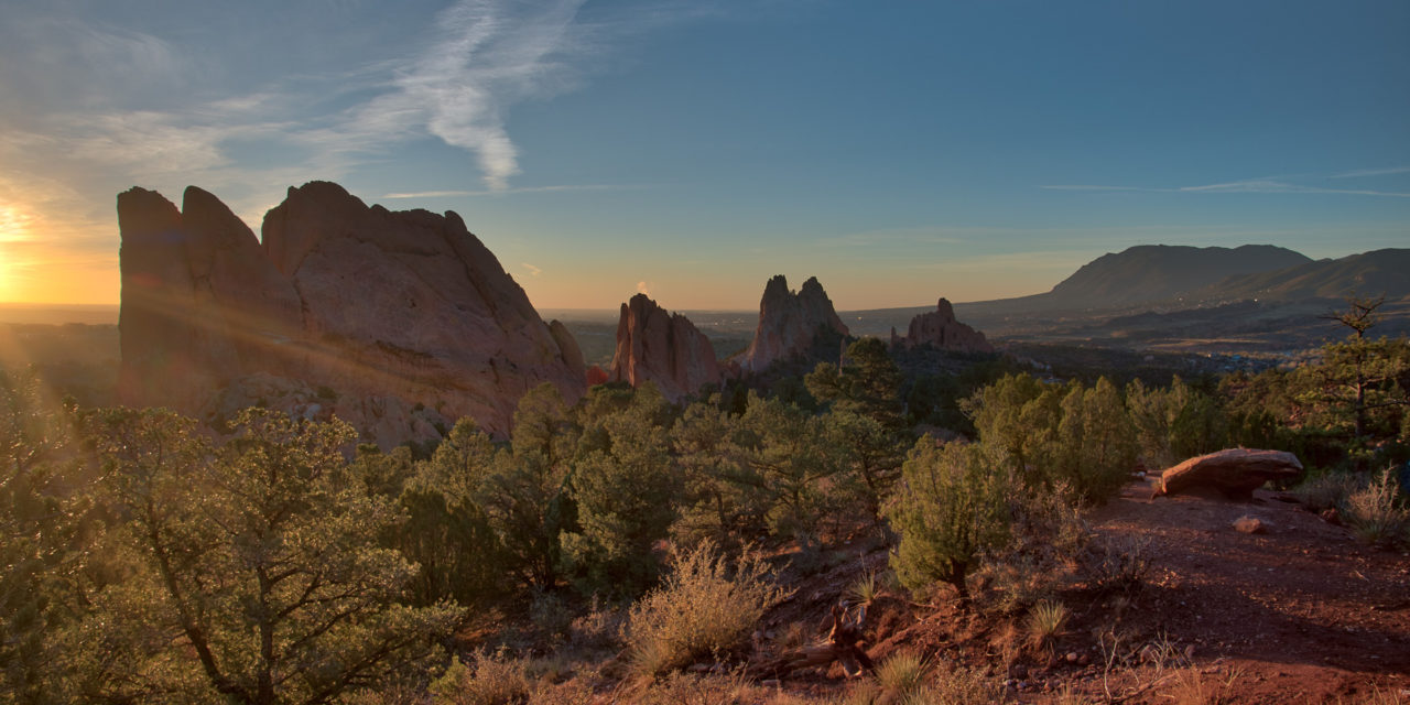 Sunrise at Garden of the Gods